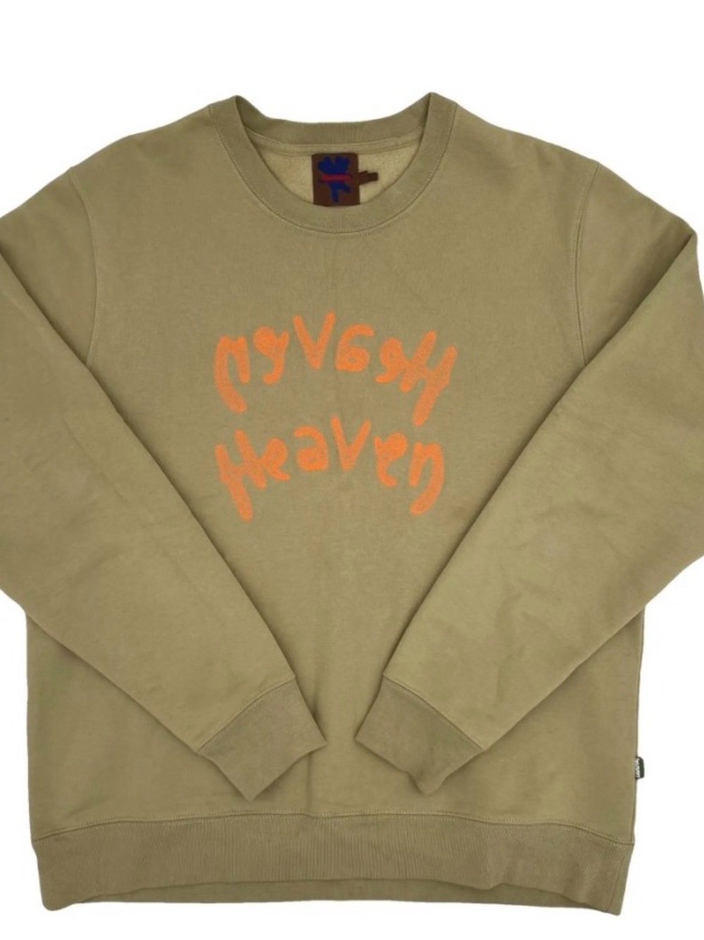 Marc Jacobs Olive Green Sweatshirt with Orange Graphic
